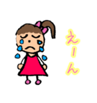 お絵かき風の女の子（個別スタンプ：10）