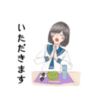 山野さんは基本敬語（個別スタンプ：34）
