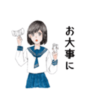 山野さんは基本敬語（個別スタンプ：37）