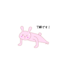 トレーニングうさぎ（個別スタンプ：1）