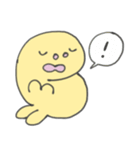 きいろいジュゴン（個別スタンプ：7）