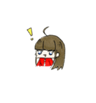 女の子の 日常会話（個別スタンプ：2）