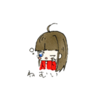 女の子の 日常会話（個別スタンプ：5）
