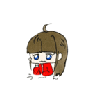 女の子の 日常会話（個別スタンプ：9）