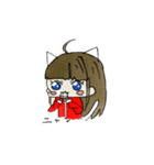 女の子の 日常会話（個別スタンプ：11）