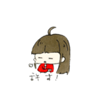 女の子の 日常会話（個別スタンプ：16）
