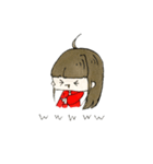 女の子の 日常会話（個別スタンプ：19）
