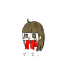 女の子の 日常会話（個別スタンプ：21）