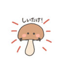 しいたけのスタンプ パステル（個別スタンプ：40）