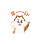 【もぐもぐグーさん】挨拶スタンプ☆絵本風（個別スタンプ：3）