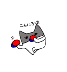 ハチワレライフ（個別スタンプ：2）