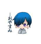 青髪くんと金髪くん（個別スタンプ：2）