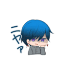 青髪くんと金髪くん（個別スタンプ：4）