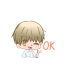 青髪くんと金髪くん（個別スタンプ：7）