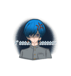 青髪くんと金髪くん（個別スタンプ：22）