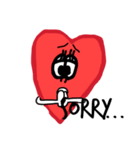 可愛いいHeartちゃんの可愛いいスタンプ！！（個別スタンプ：2）