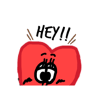 可愛いいHeartちゃんの可愛いいスタンプ！！（個別スタンプ：4）