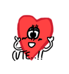 可愛いいHeartちゃんの可愛いいスタンプ！！（個別スタンプ：11）