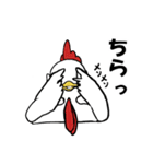 にわとりの日常スタンプ（個別スタンプ：7）