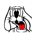 かわいいねワンちゃんキャラクター（個別スタンプ：1）