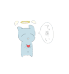 みずいろゆるねこ（個別スタンプ：14）