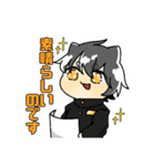シバ君と先生（個別スタンプ：6）
