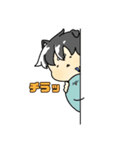 シバ君と先生（個別スタンプ：7）