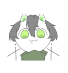 シバ君と先生（個別スタンプ：14）