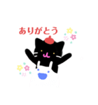 絵描き黒猫（個別スタンプ：9）