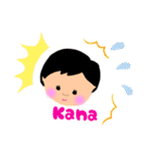 KANAの名入りスタンプ（個別スタンプ：14）