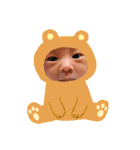マルチーズと赤ちゃん（個別スタンプ：1）