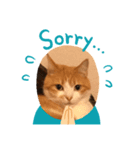 ねこの気持ち、うに＆めい（個別スタンプ：1）