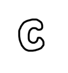 わたしの字（個別スタンプ：3）