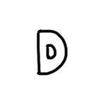 わたしの字（個別スタンプ：4）