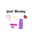 Girls Make and Flowers（個別スタンプ：2）