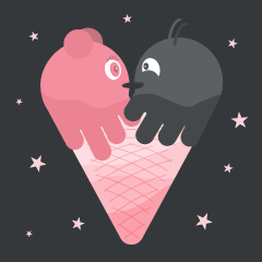 [LINEスタンプ] アイスクリーム Lovers