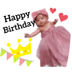 [LINEスタンプ] あんな♡1ヶ月