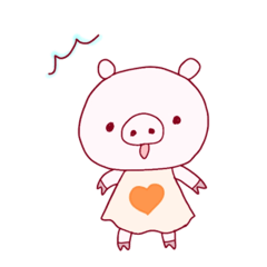 [LINEスタンプ] プリティぶたちゃん