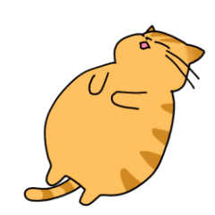 [LINEスタンプ] まるねこ（茶トラ）