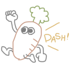 [LINEスタンプ] ゆる〜い野菜