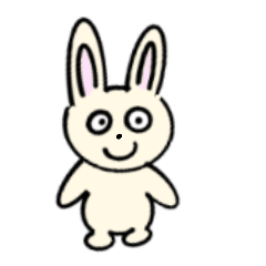 [LINEスタンプ] ふざけうさぎ