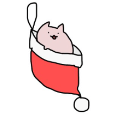 [LINEスタンプ] 冬のもちねこ