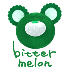 [LINEスタンプ] bitter melon / ビターメロン -1-