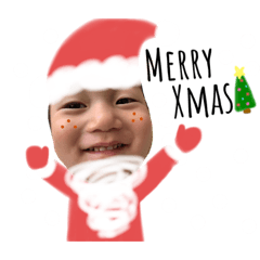 [LINEスタンプ] 銀ボークリスマススタンプ