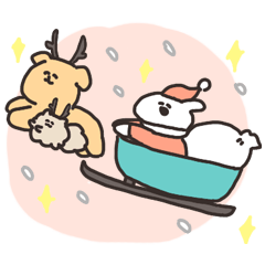 [LINEスタンプ] ウィンターうさちゃん その4