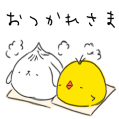 [LINEスタンプ] 半生うさぎと仲間たち 冬編