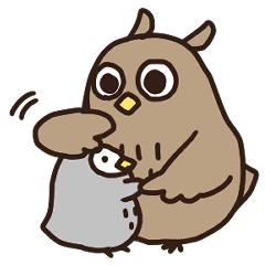 [LINEスタンプ] ふくろうふーさん