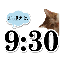 [LINEスタンプ] お迎えの時間スタンプ