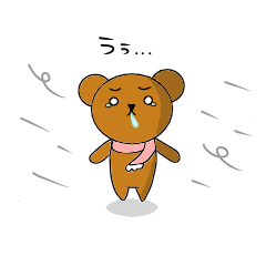 [LINEスタンプ] くまち。冬スタンプ