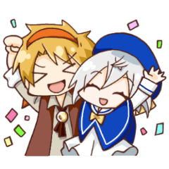 [LINEスタンプ] かなたときっど